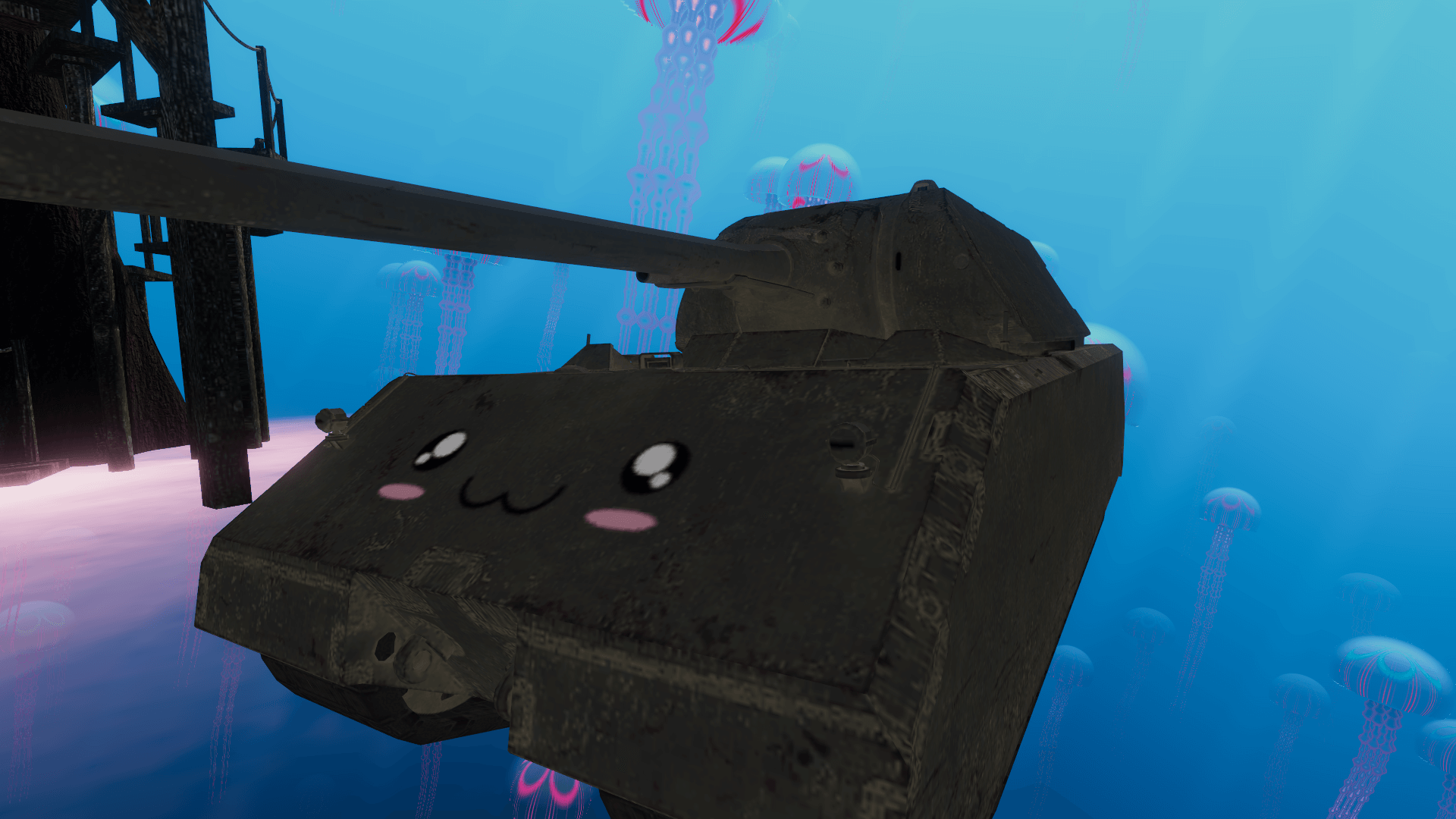 A kawaii tank